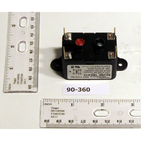 WHITE-RODGERS 90-360 24V Fan Relay, Type 184 90-360